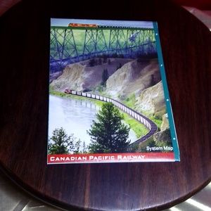 Vgt CANADIAN PACIFIC RAILWAY map